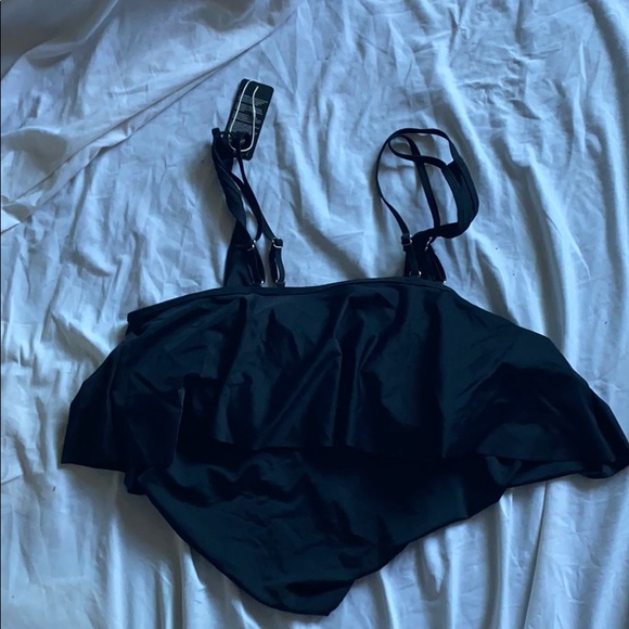 Black bikini/tankini top - Picture 2 of 4